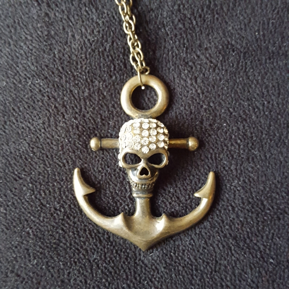 Pirate Anchor Necklace